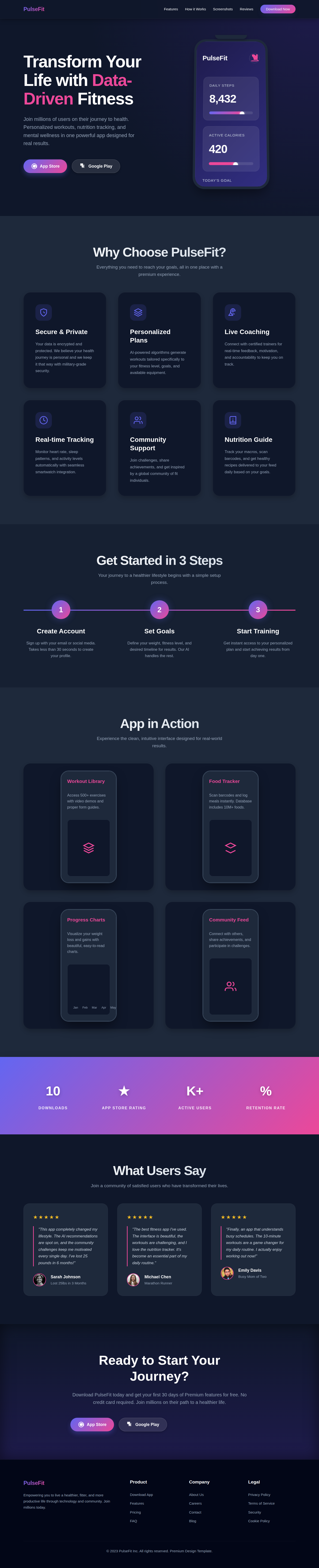 Aura Mobile App Template